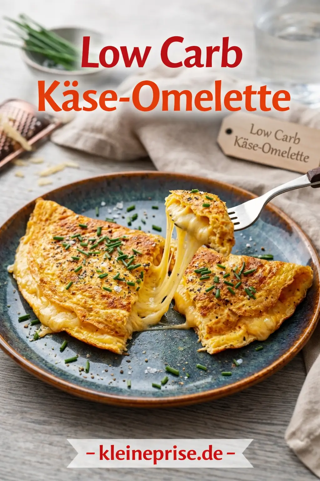 Pinterest: Low Carb Käse-Omelette – Rezept Pinterest: Low Carb Käse-Omelette