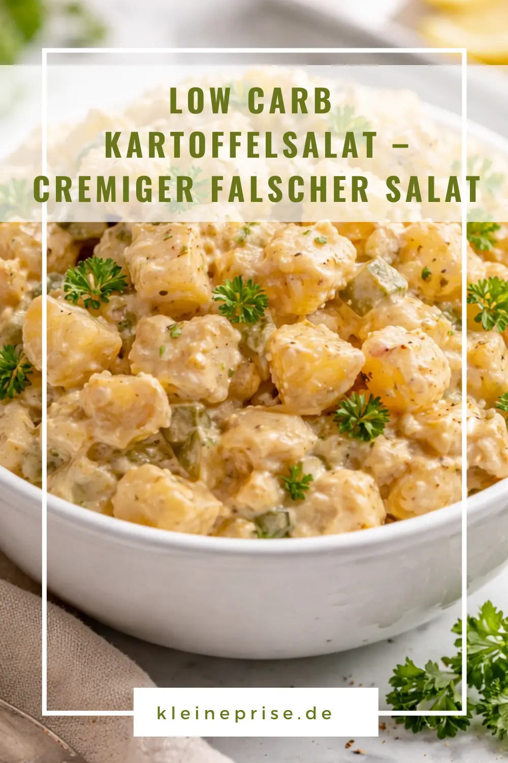 Pinterest: Low Carb Kartoffelsalat – Rezept Pinterest: Low Carb Kartoffelsalat