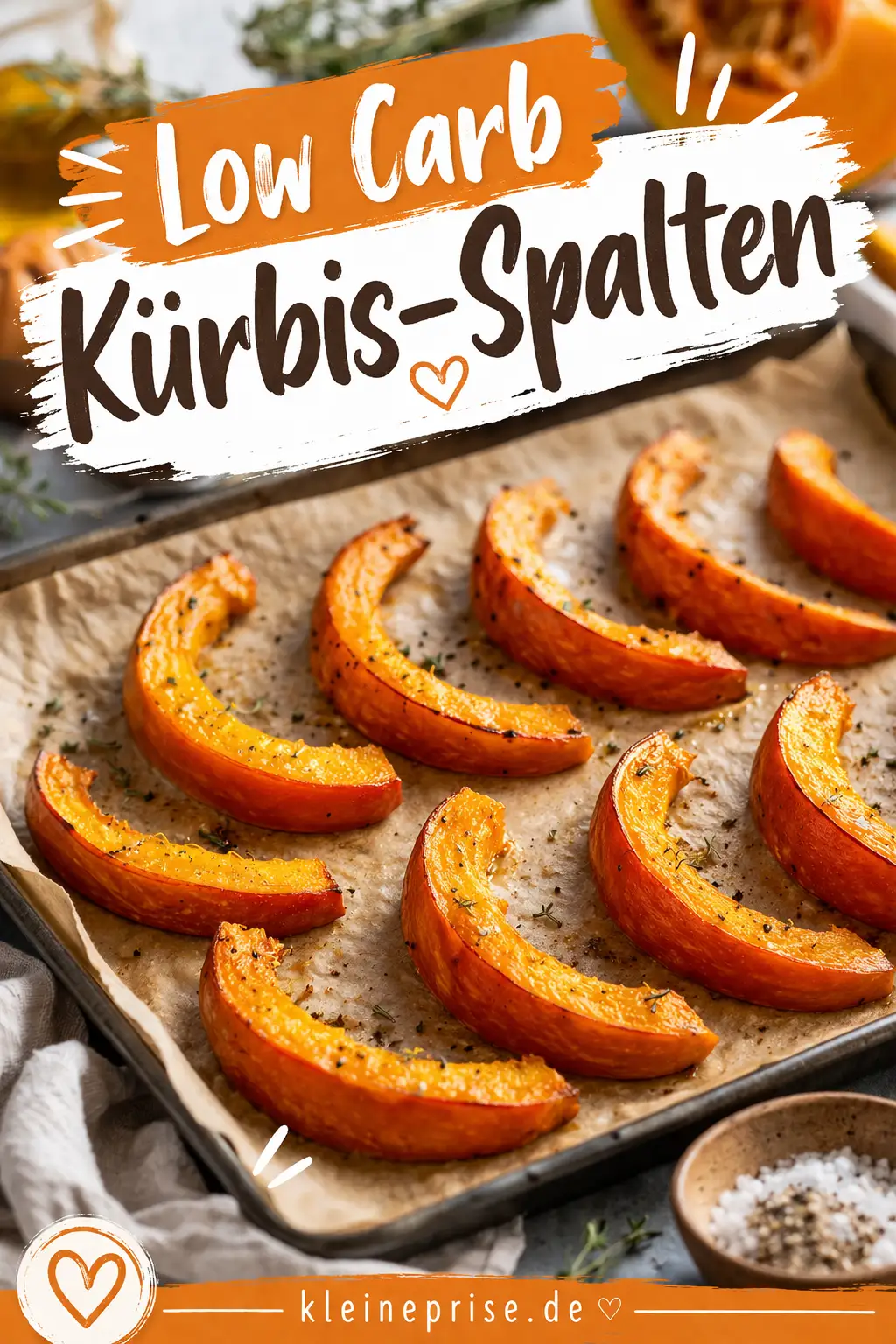 Pinterest: Low Carb Kürbis-Spalten – Rezept Pinterest: Low Carb Kürbis-Spalten