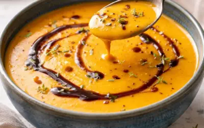 Einfache Rezepte und Spielideen für Kinder Low Carb Kürbissuppe mit Kokosmilch