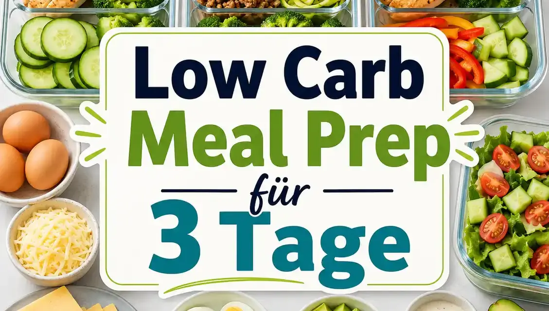 Low Carb Meal Prep für 3 Tage: einfach vorkochen und stressfrei essen