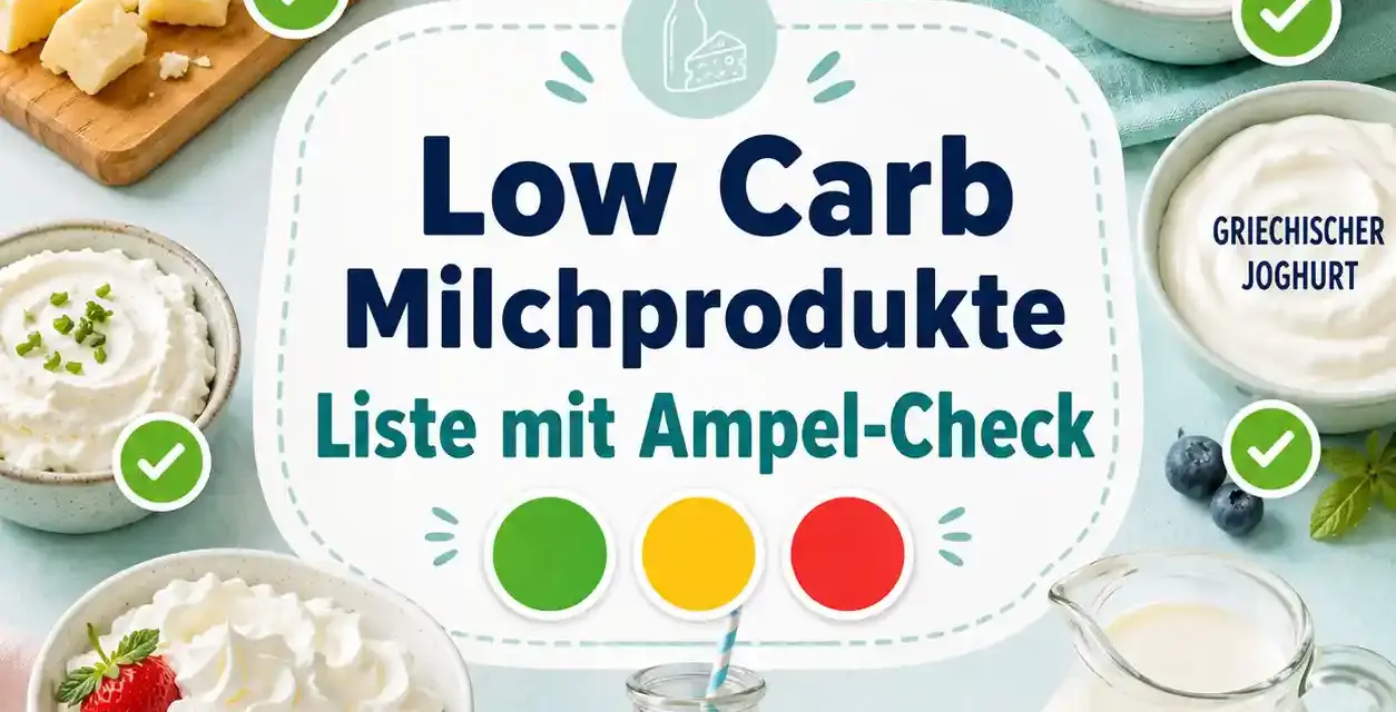 Low Carb Milchprodukte: Liste mit Ampel-Check