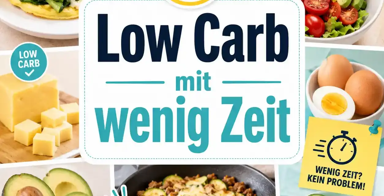 Low Carb mit wenig Zeit: schnelle Ideen für stressige Tage