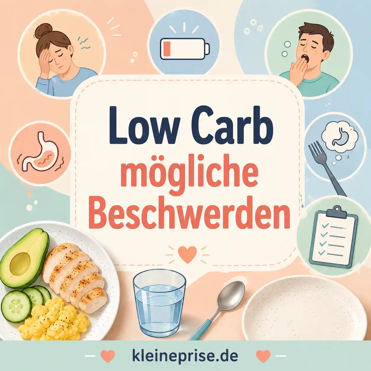 Low Carb mögliche Beschwerden: Was du prüfen kannst Low Carb mögliche Beschwerden: Was du prüfen kannst | Kleine Prise