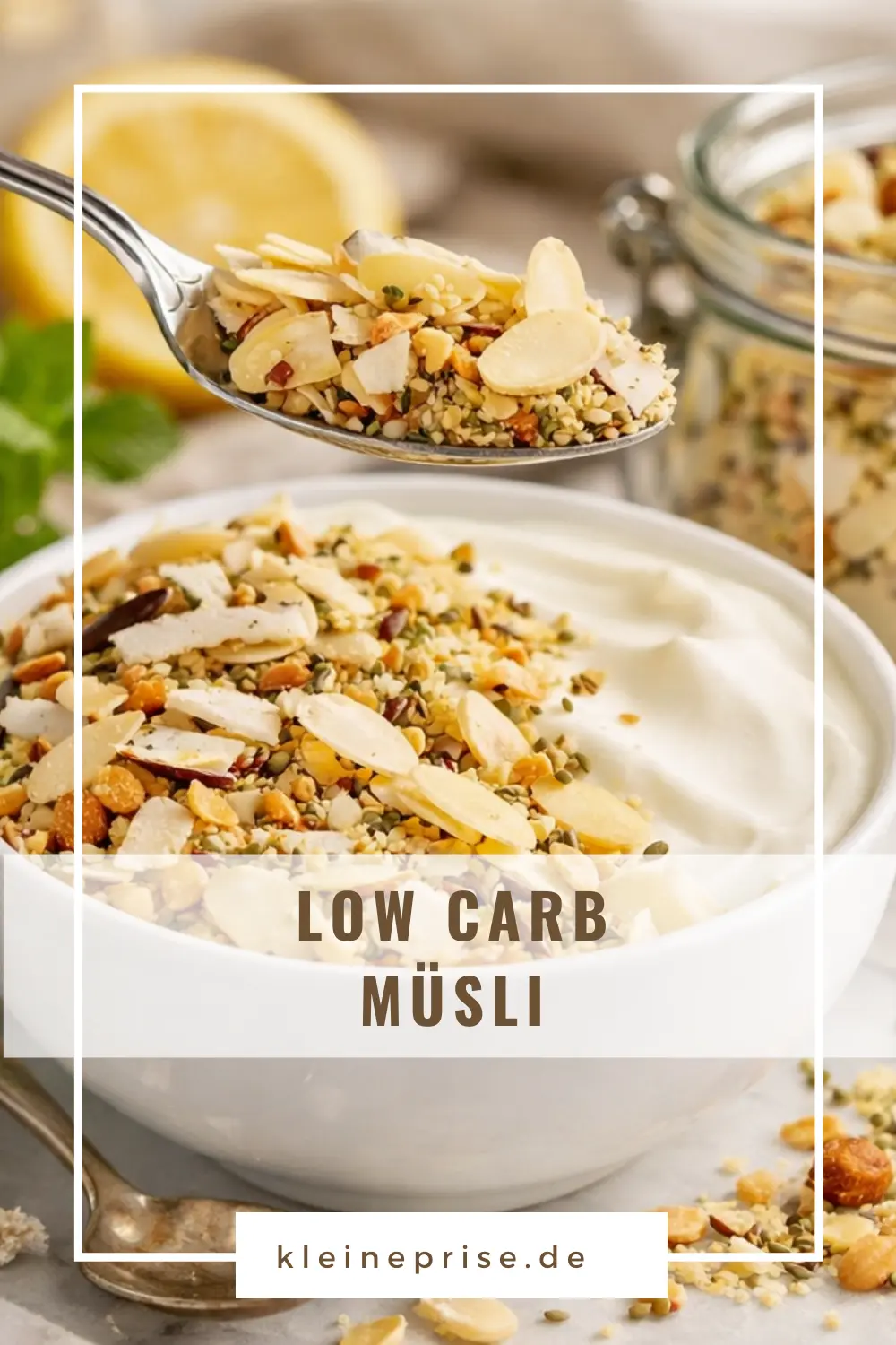 Pinterest: Low Carb Müsli – Rezept Pinterest: Low Carb Müsli