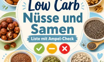 Low Carb Nüsse und Samen: Liste mit Ampel-Check