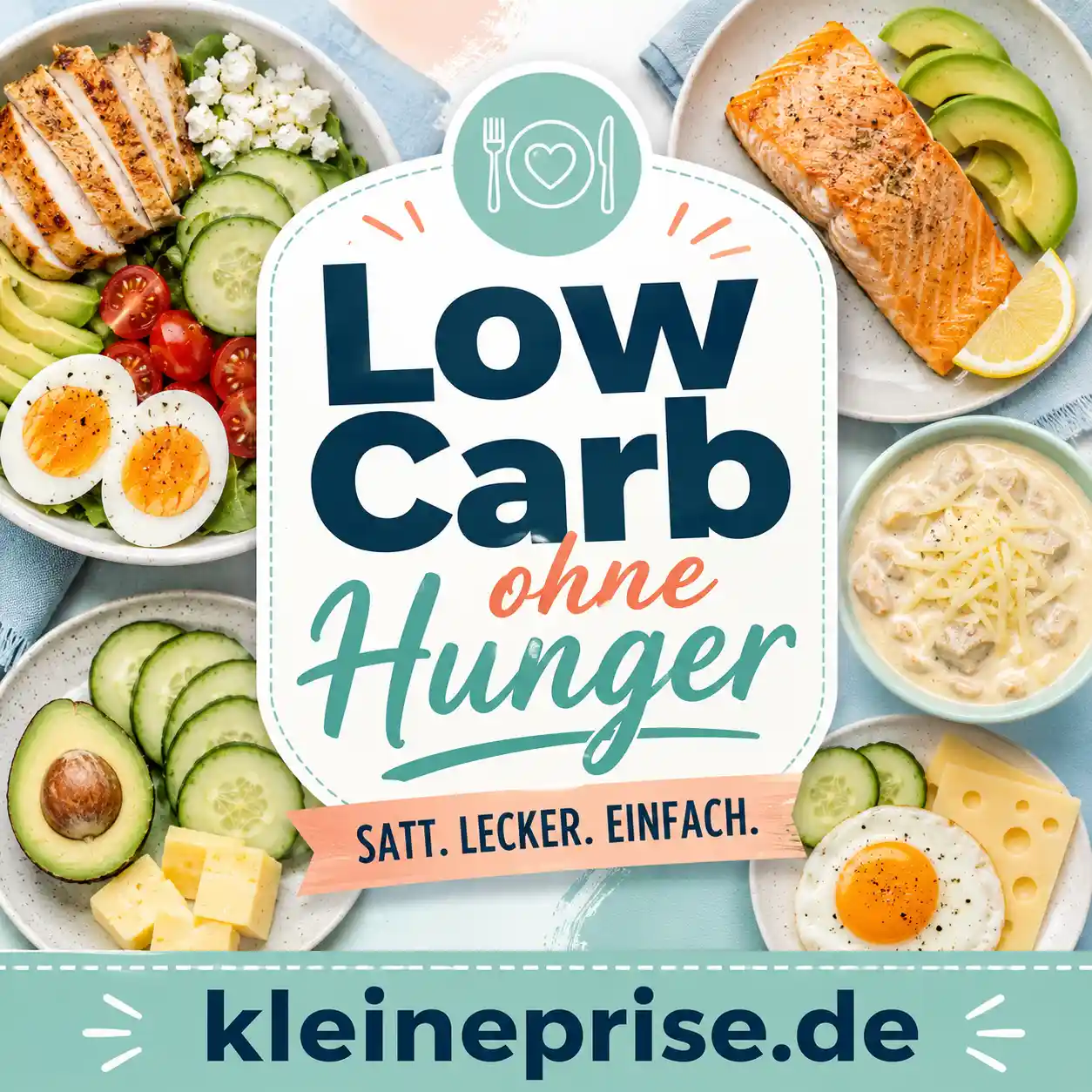 Low Carb ohne Hunger: So wirst du satt und bleibst entspannter dran Low Carb ohne Hunger: So wirst du satt und bleibst entspannter dran | Kleine Prise