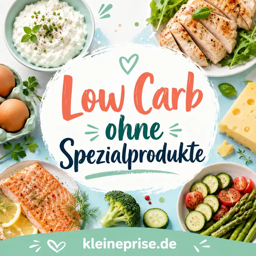 Low Carb ohne Spezialprodukte: Einfach mit normalen Lebensmitteln Low Carb ohne Spezialprodukte: Einfach mit normalen Lebensmitteln | Kleine Prise