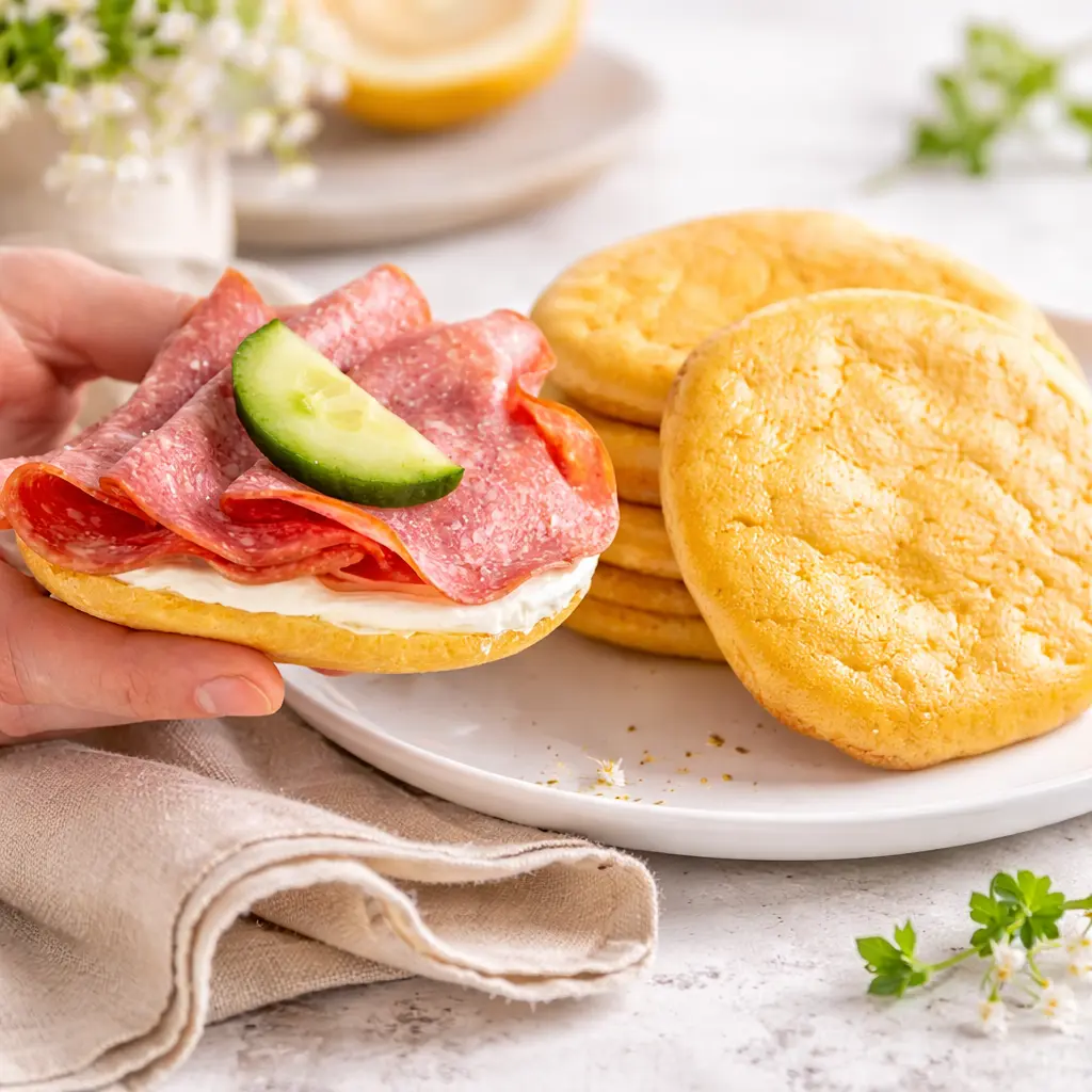 Low Carb Oopsies (Wolkenbrötchen) Low Carb Oopsies (Wolkenbrötchen) | Kleine Prise