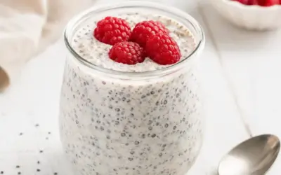 Einfache Rezepte und Spielideen für Kinder Low Carb Overnight Oats ohne Haferflocken