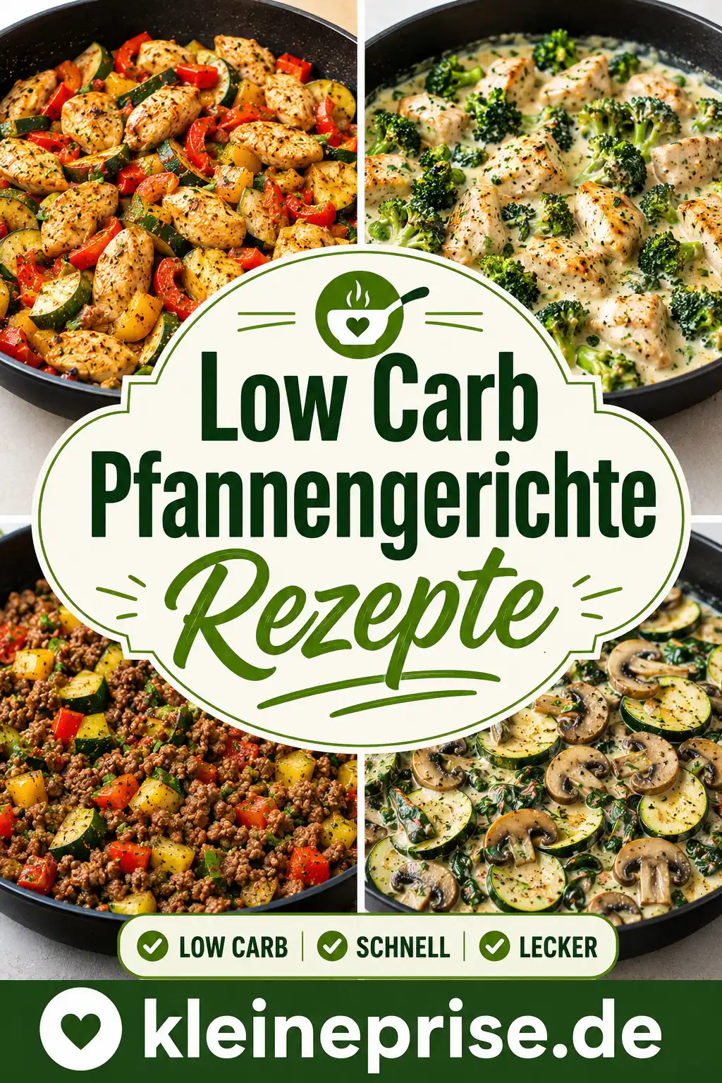Low Carb Pfannengerichte Rezepte für Pinterest Pinterest Bild Low Carb Pfannengerichte Rezepte mit schnellen Ideen aus der Pfanne