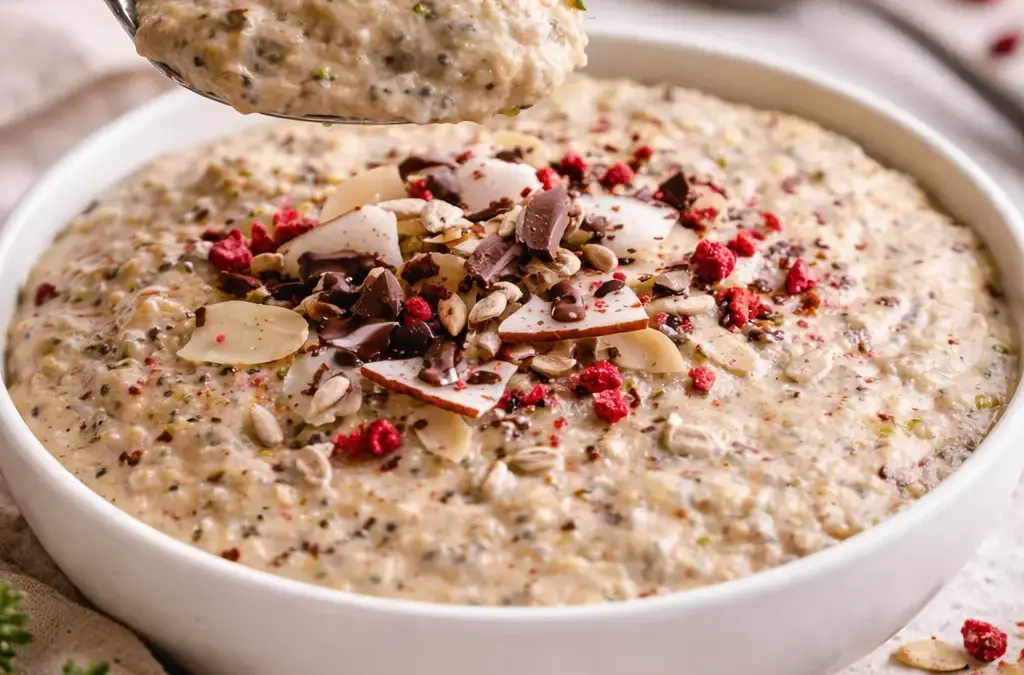 Dinnete – einfaches Rezept Low Carb Porridge