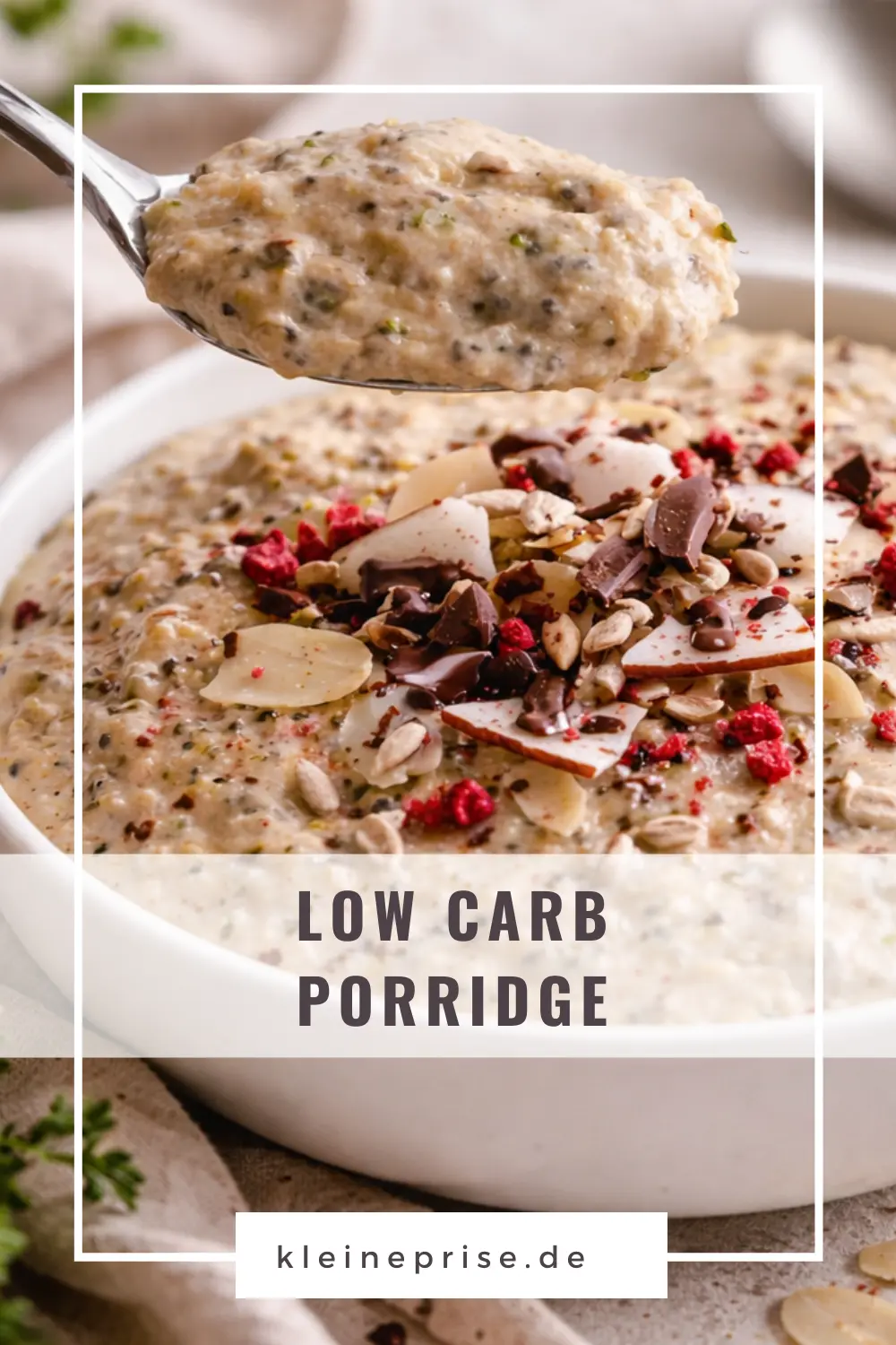 Pinterest: Low Carb Porridge – Rezept Pinterest: Low Carb Porridge