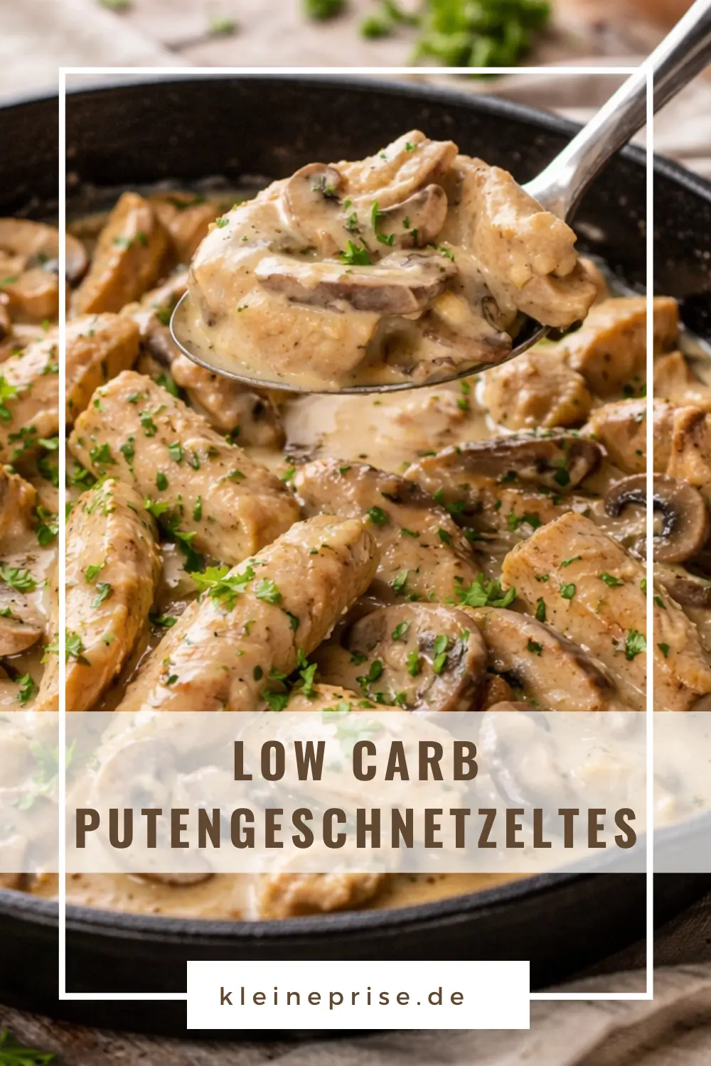 Pinterest: Low Carb Putengeschnetzeltes – Rezept Pinterest: Low Carb Putengeschnetzeltes