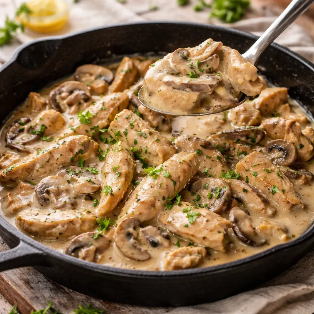 Low Carb Putengeschnetzeltes Low Carb Putengeschnetzeltes | Kleine Prise