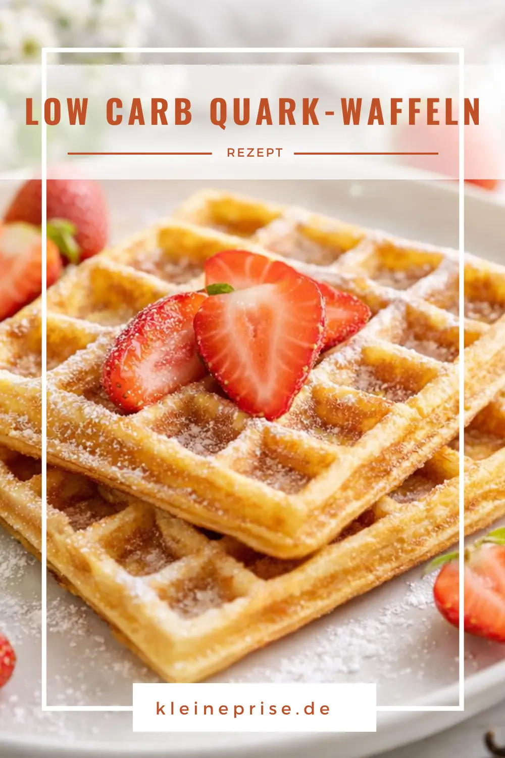 Pinterest: Low Carb Quark-Waffeln – Rezept Pinterest: Low Carb Quark-Waffeln