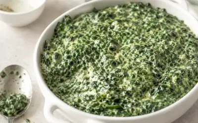 Einfache Rezepte und Spielideen für Kinder Low Carb Rahmspinat einfach und cremig selber machen