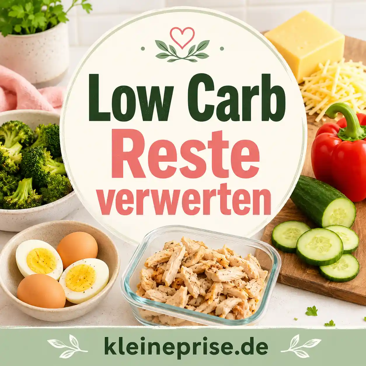 Low Carb Alltag und Planung: Einfach essen, einkaufen und vorbereiten Low Carb Reste verwerten