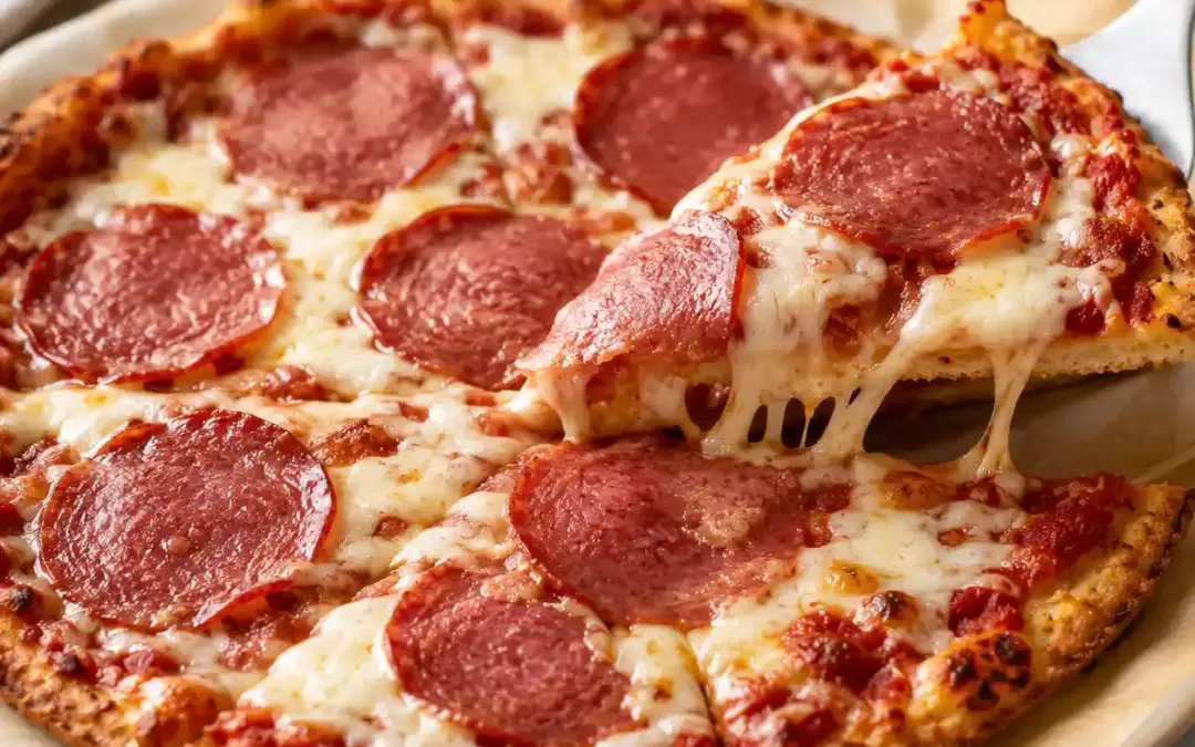 Low Carb Götterquark Rezept Low Carb Salami Pizza mit einfachem Käseboden