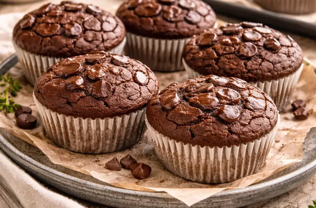 Haselnusskrokant - Krokant selbst gemacht Low Carb Schoko Muffins