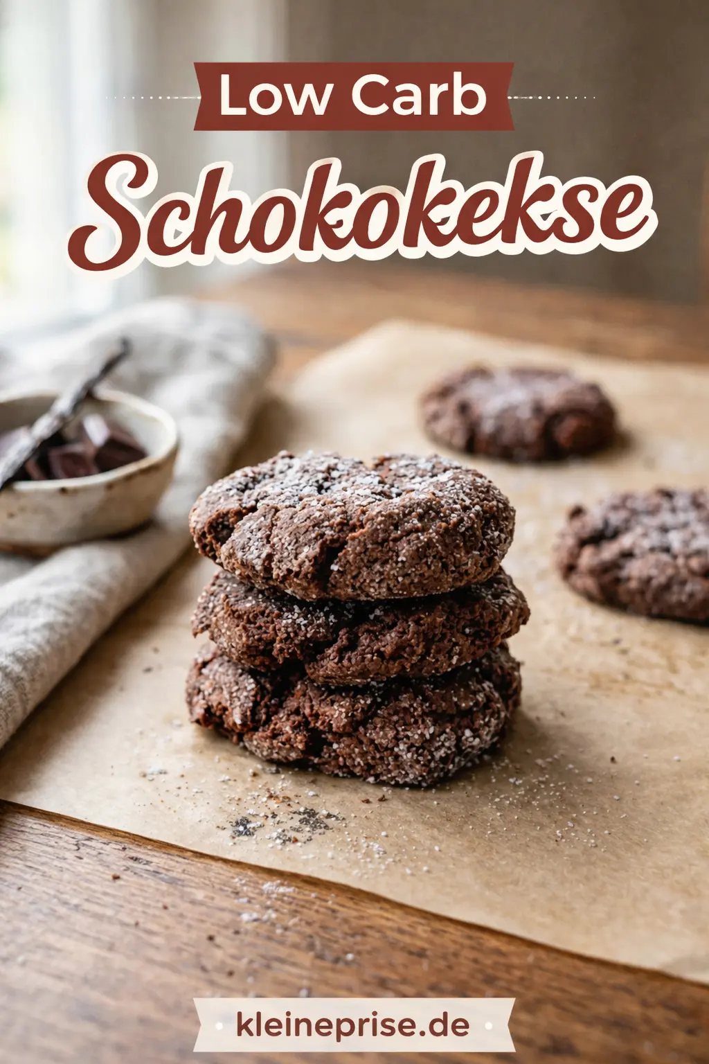 Pinterest: Low Carb Schokokekse – Rezept Pinterest: Low Carb Schokokekse
