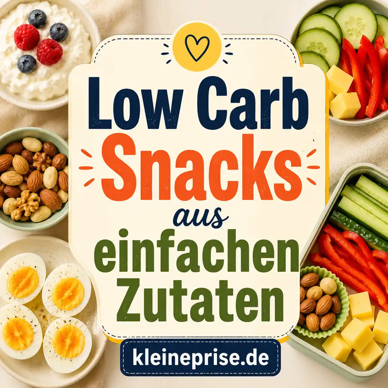 Low Carb Snacks aus einfachen Zutaten: schnelle Ideen für zwischendurch Low Carb Snacks aus einfachen Zutaten: schnelle Ideen für zwischendurch | Kleine Prise