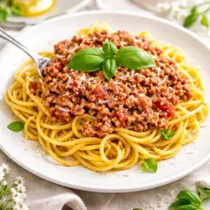 Low Carb Spaghetti Bolognese