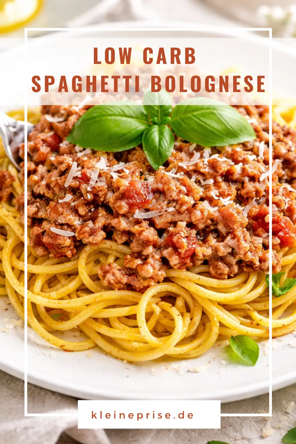 Pinterest: Low Carb Spaghetti Bolognese – Rezept Pinterest: Low Carb Spaghetti Bolognese