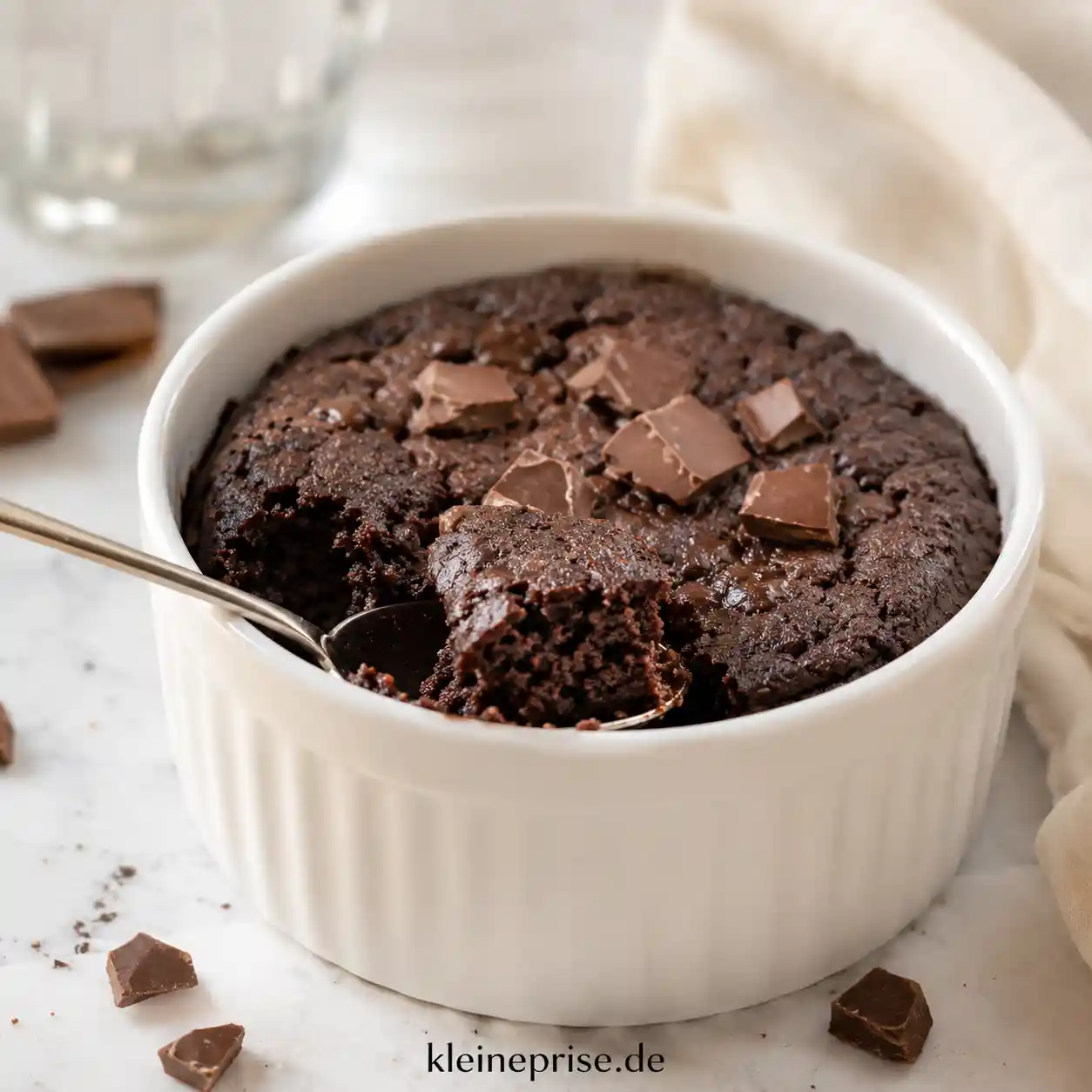 Low Carb Tassenbrownie – schnell, schokoladig und einfach gemacht Low Carb Tassenbrownie – schnell, schokoladig und einfach gemacht | Kleine Prise