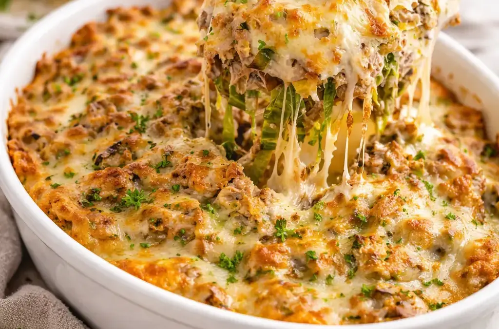 Matjes mit Hausfrauensoße Low Carb Thunfisch-Auflauf