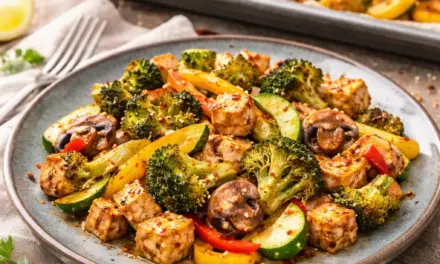 Low Carb Tofu-Sambal-Oelek-Blech