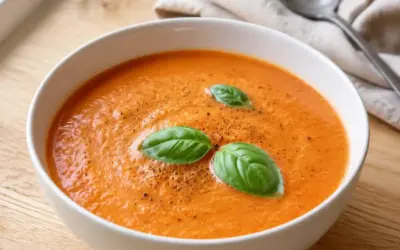 Low Carb Pasta Alternativen: Was essen statt Nudeln? Low Carb Tomatensuppe mit Frischkäse einfach und cremig
