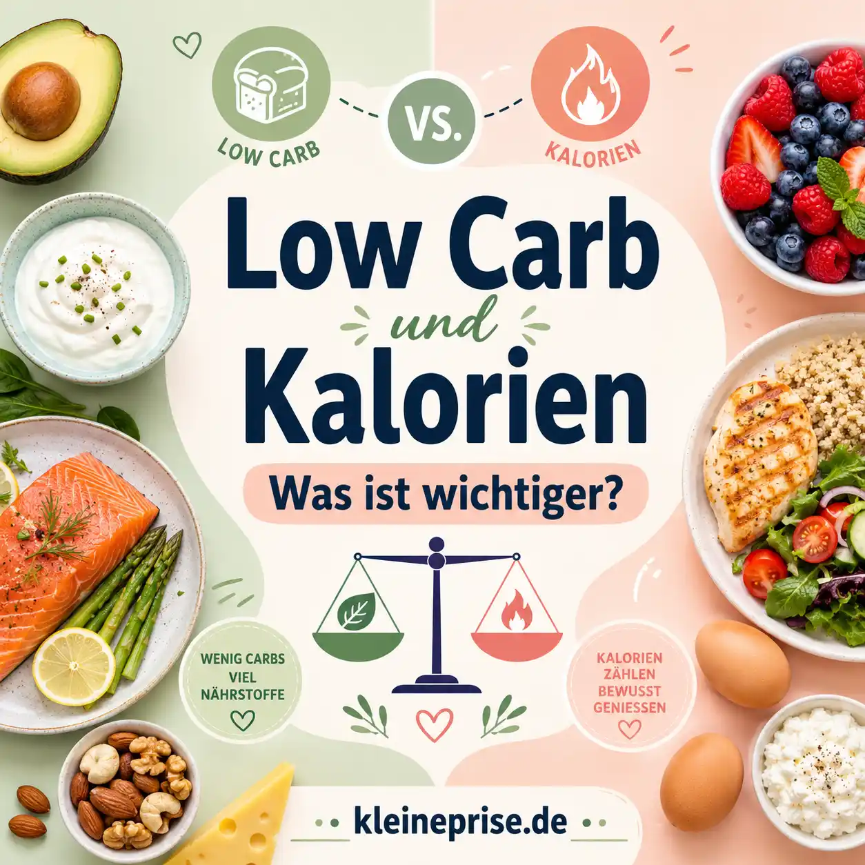 Low Carb und Kalorien: Was ist wichtiger? Low Carb und Kalorien: Was ist wichtiger? | Kleine Prise