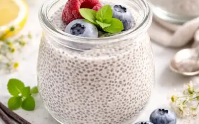 Über mich Low Carb Vanille Chia Pudding