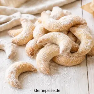 Low Carb Vanillekipferl ohne Zucker einfach backen Low Carb Vanillekipferl mit gemahlenen Mandeln und Erythrit