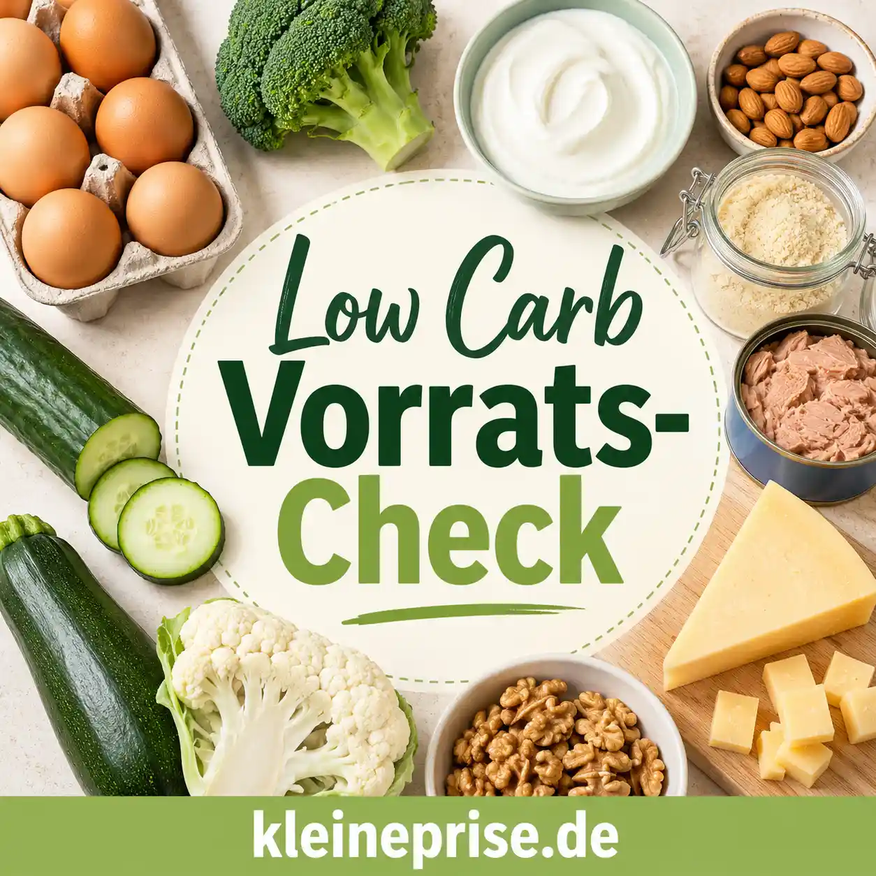 Low Carb Vorrats-Check: Hast du genug Basics zu Hause? Low Carb Vorrats-Check: Hast du genug Basics zu Hause? | Kleine Prise