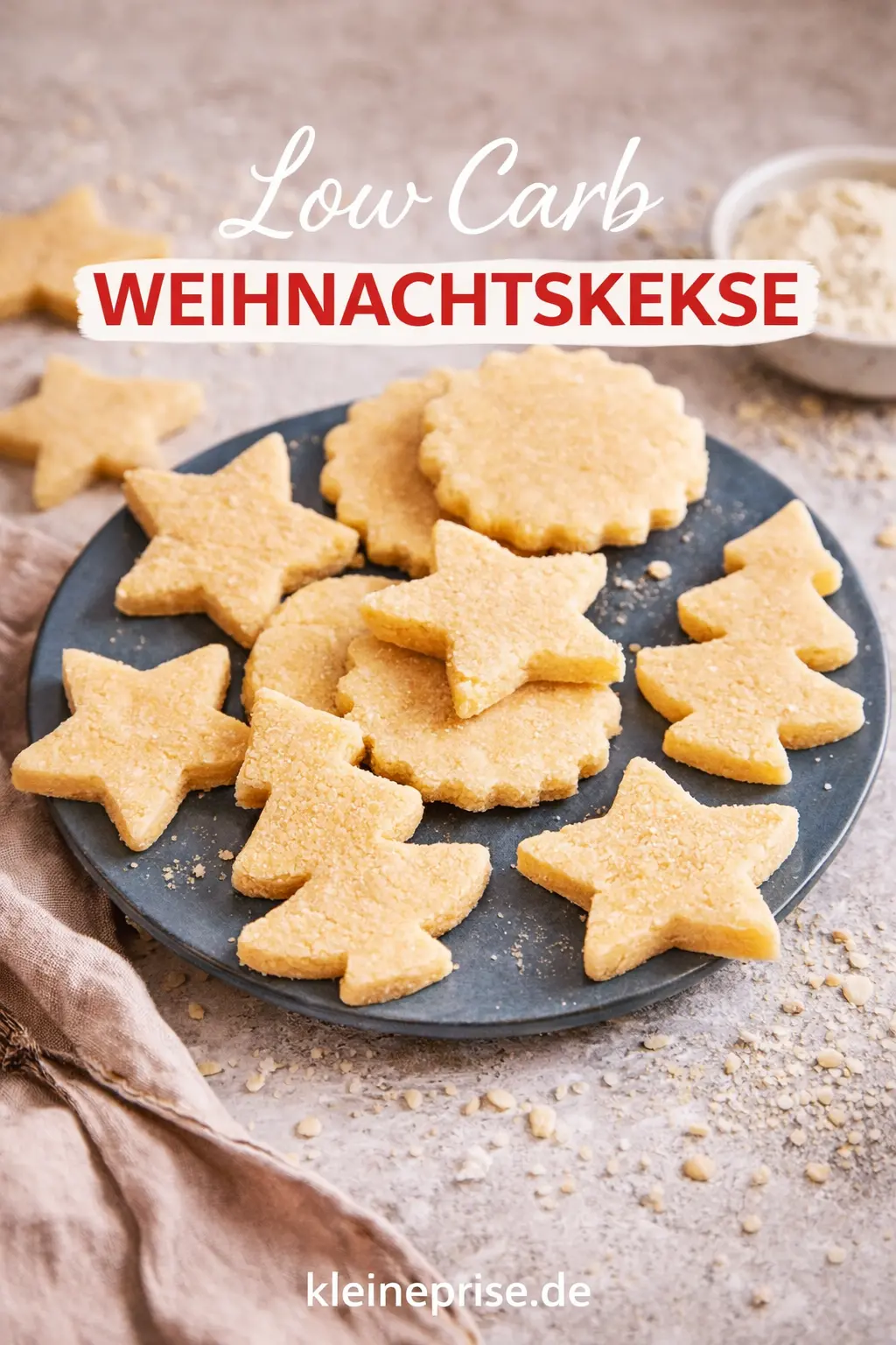 Pinterest: Low Carb Weihnachtskekse – Rezept Pinterest: Low Carb Weihnachtskekse
