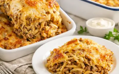 Nudelsalat mal anders: Gesund, Lecker, Herzhaft! Low Carb Weißkohl-Hackfleisch-Auflauf