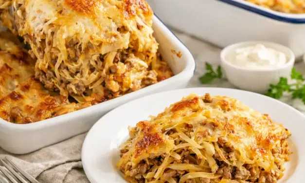 Low Carb Weißkohl-Hackfleisch-Auflauf