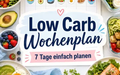 Einfache Rezepte und Spielideen für Kinder Low Carb Wochenplan: 7 Tage einfach planen