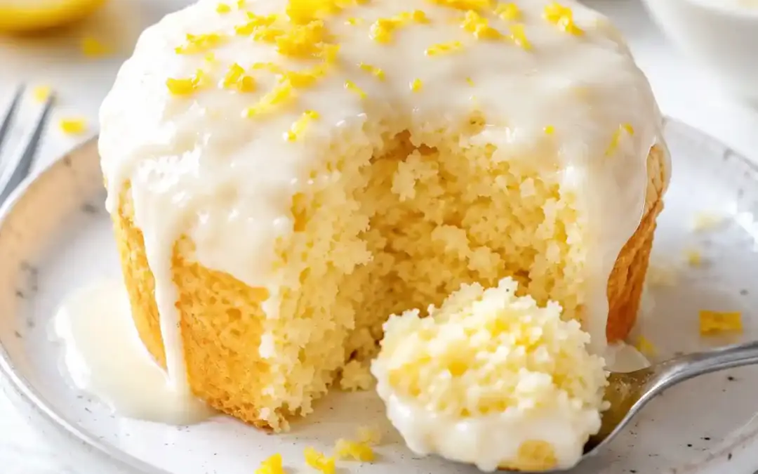 Low Carb Götterquark Rezept Low Carb Zitronen Tassenkuchen aus der Mikrowelle