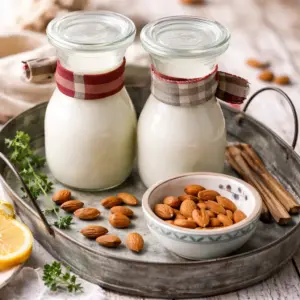 Mandelmilch selber machen Mandelmilch selber machen