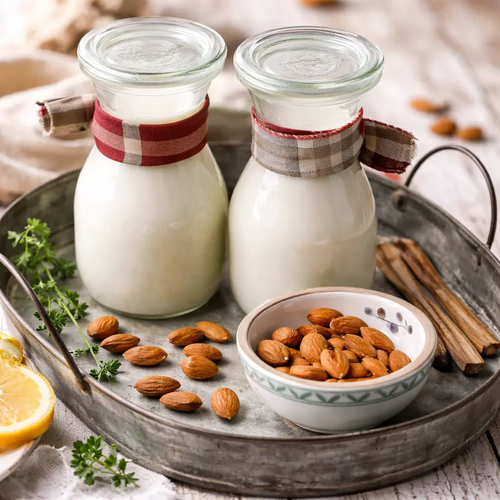 Mandelmilch selber machen Mandelmilch selber machen | Kleine Prise