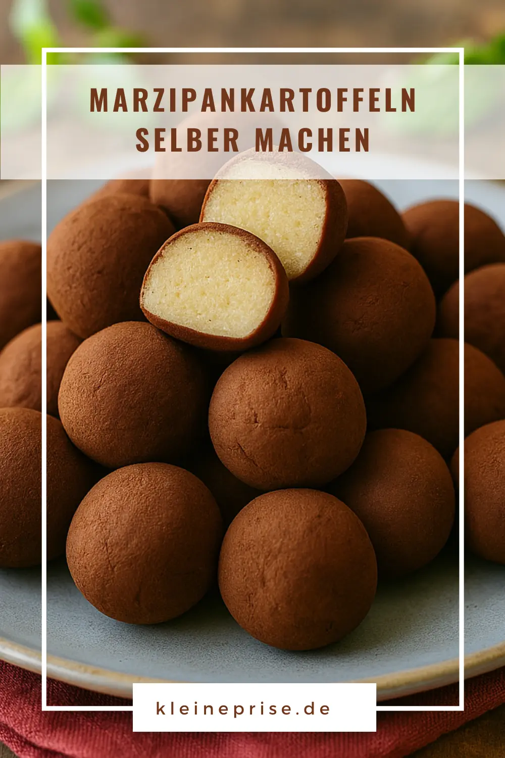 Pinterest: Marzipankartoffeln selber machen – Rezept Pinterest: Marzipankartoffeln selber machen