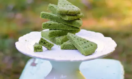 Matcha Shortbread – Grüntee Kekse