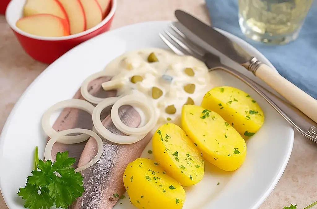 Matjes mit Hausfrauensoße