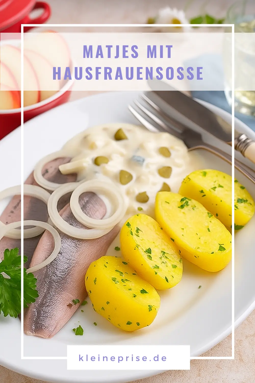 Pinterest: Matjes mit Hausfrauensoße