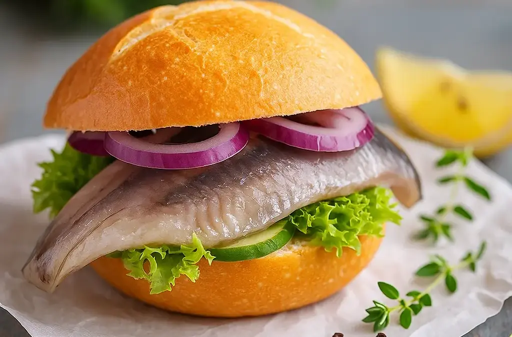 Matjesbrötchen