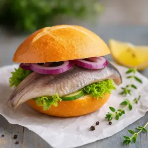 Matjesbrötchen