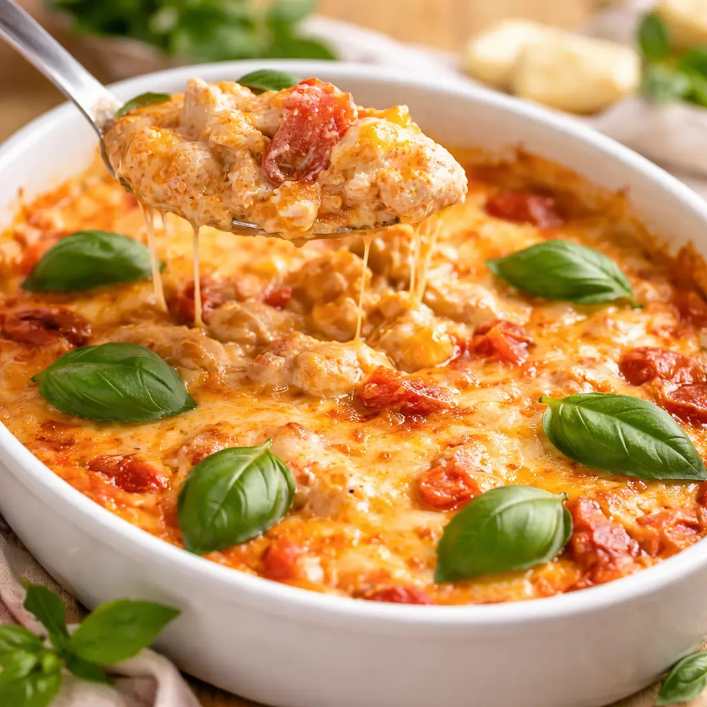 Low Carb Auflauf Rezepte: 14 einfache Ideen aus dem Ofen Mediterraner Low Carb Hähnchen-Feta Auflauf